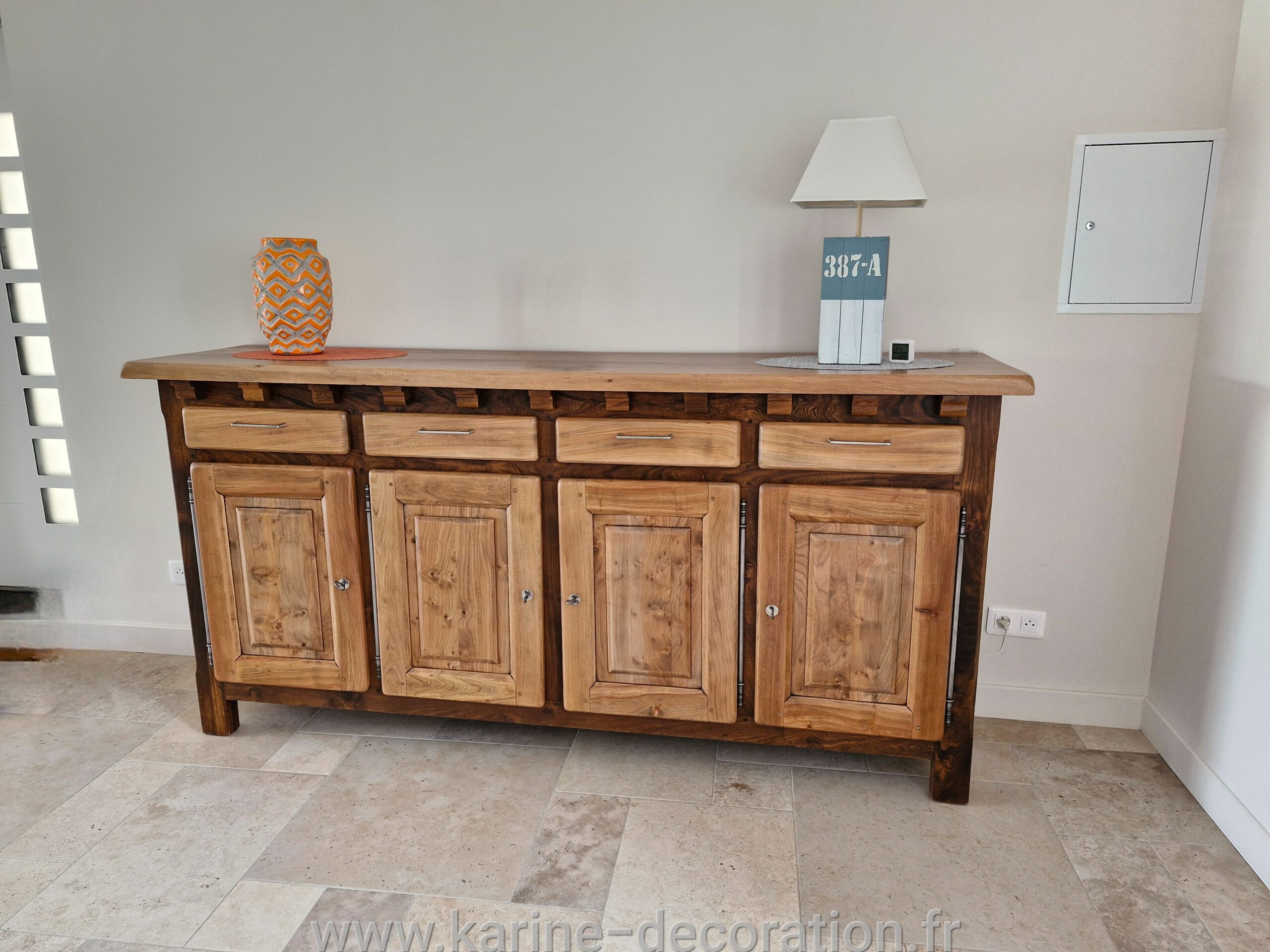 relooking d'un meuble enfilade à Saint Nazaire par Karine Décoration