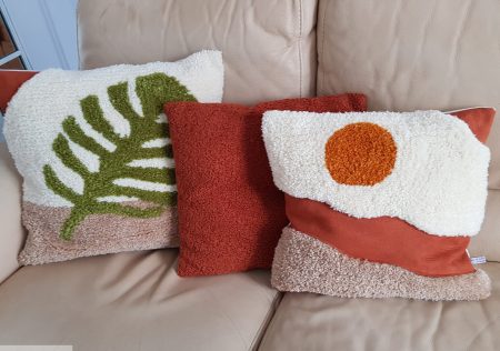 création artisanale en tufting par Les P'tits Coussins